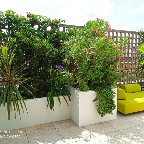 Terrasse aménagée à Neuilly Sur Seine